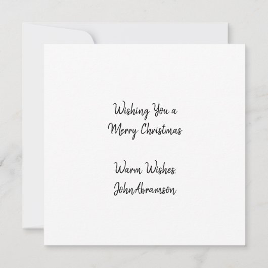 ヴィンテージピンクサンタレトロパーソナライズされたクリスマス ノートカード (裏面)