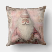 ヴィンテージピンクサンタ クッション (裏面)