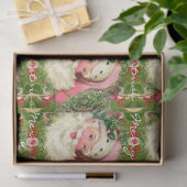 ヴィンテージピンクサンタ 薄葉紙 (ギフト)