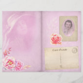 ヴィンテージピンクジャンクジャーナルページ (正面)