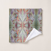 ヴィンテージピンクスイートピーズ バスタオルセット (ウォッシュタオル)