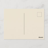 ヴィンテージピンクスウィートベビー ポストカード (裏面)