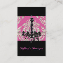 ヴィンテージピンクダマスシャンデリアブティック