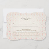 ヴィンテージピンクチニーバラプリントラックスギフト券 (裏面)