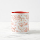 ヴィンテージピンクトフランスのワールマグ マグカップ (中央)