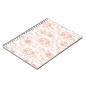 ヴィンテージピンクトフランスのワール ノートブック (左側)