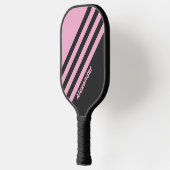 ヴィンテージピンクナイトストライプの名前 ピックルボールラケット (左)