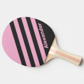 ヴィンテージピンクナイトストライプの名前 卓球ラケット (横)