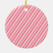 ヴィンテージピンクナツクラッカーの水色ミニマル セラミックオーナメント (裏面)