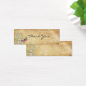 ヴィンテージピンクバタフライありがとう (デスク)