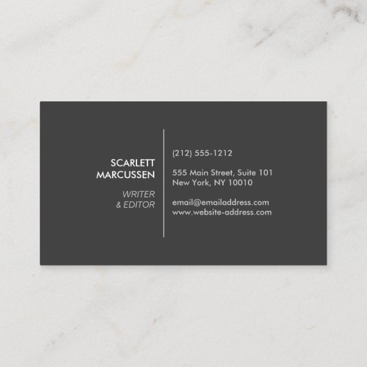 ヴィンテージピンクパターン(の模様が)あるゾウ 名刺 (裏面)