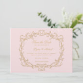 ヴィンテージピンクパリグラム セーブザデート (スタンド正面)