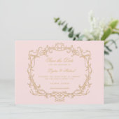 ヴィンテージピンクパリグラム セーブザデート (スタンド正面)