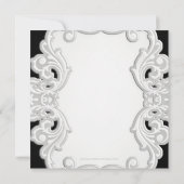 ヴィンテージピンクパリブライダルシャワー 招待状 (裏面)