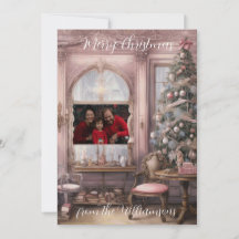 ヴィンテージピンクビクトリアン写真