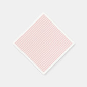 ヴィンテージピンクピンチ女の子の赤ちゃんシャワー スタンダードカクテルナプキン (角)