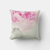 ヴィンテージピンクピーニーメイソンジャー クッション (正面)