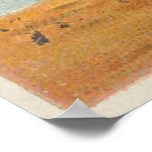 ヴィンテージピンクフラミンゴイラストレーション(1889) ポスター (角)