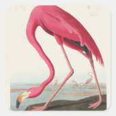 ヴィンテージピンクフラミンゴオードボン スクエアシール (正面)