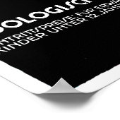 ヴィンテージピンクフラミンゴミュンヘン動物園 ポスター (角)