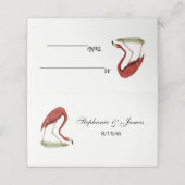 ヴィンテージピンクフラミンゴ#1 プレイスカード (外部開封)