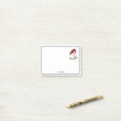 ヴィンテージピンクフラミンゴ#1 ポストイット (デスク上)
