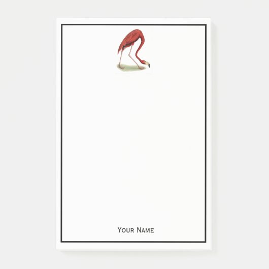 ヴィンテージピンクフラミンゴ#1 ポストイット (正面)