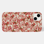ヴィンテージピンクフラワーリング Case-Mate iPhoneケース (裏面 (横))