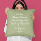 ヴィンテージピンクフラワー勇気付けられる/ドリームピロー クッション