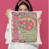 ヴィンテージピンクフラワー勇気付けられる/ドリームピロー クッション