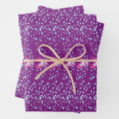 ヴィンテージピンクフローラの壁紙パターン ラッピングペーパーシート (インサイチュ)