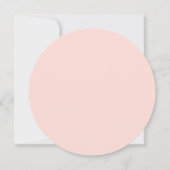 ヴィンテージピンクフローラカスタマイズ可能フラット シーズンカード (裏面)