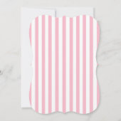 ヴィンテージピンクフローラガーデンボウベイビーシャワー 招待状 (裏面)