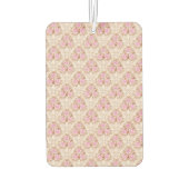 ヴィンテージピンクフローラバラリボン及びレース カーエアーフレッシュナー (裏面)