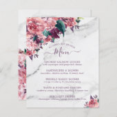 ヴィンテージピンクフローラ大理石マザーズ日ブランチ (正面/裏面)