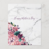 ヴィンテージピンクフローラ大理石マザーズ日ブランチ (裏面)