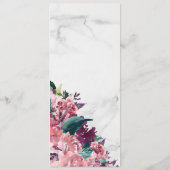 ヴィンテージピンクフローラ大理石マザーズ昼ブランチ メニュー (裏面)