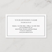 ヴィンテージピンクフローラ裁縫機械ファッションスタイリスト 名刺 (裏面)