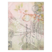 ヴィンテージピンクフローラ テーブルクロス (正面)