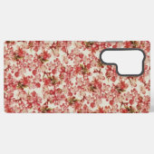 ヴィンテージピンクフローラ SAMSUNG GALAXYケース (裏面横)