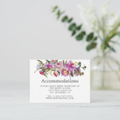 ヴィンテージピンクプー結婚ニーの宿泊 エンクロージャーカード (スタンド正面)