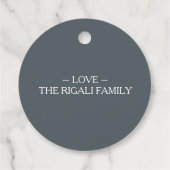 ヴィンテージピンクベビーその冷たい外クリスマスの穴 フェイバータグ (裏面)