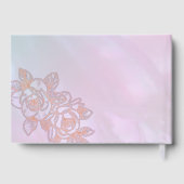 ヴィンテージピンクペリウインクルピーニー ゲストブック (裏面)