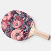 ヴィンテージピンクポピーフローラ 卓球ラケット (横)