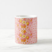 ヴィンテージピンクマグ コーヒーマグカップ (中央)