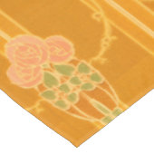 ヴィンテージピンクマッキントッシュスタイルバラクラスタパターン テーブルクロス (アングル)