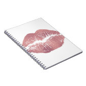 ヴィンテージピンクリップインプリント、バラ金ゴールド。 ノートブック (右側)