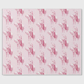 ヴィンテージピンクレディーオンホース《鳥》ハヤブサ ラッピングペーパー (フラット)