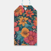 ヴィンテージピンクロマン結婚ティック ギフトタグ (裏面)