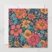 ヴィンテージピンクロマン結婚ティック セーブザデート (裏面)